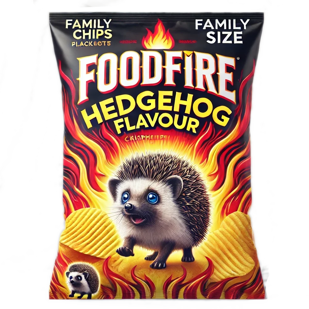 Hedgehog Flavour Crisps product